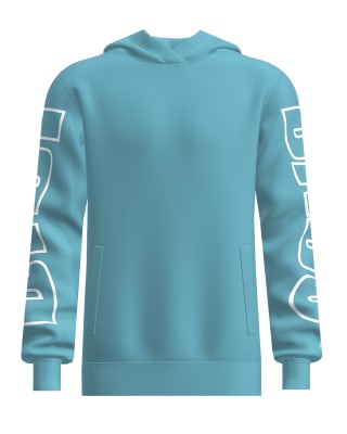 Polera Melbourne Chill Hoodie - Turquoise1