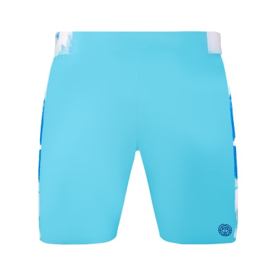 Short Tulu 7inch Tech, White-Aqua1