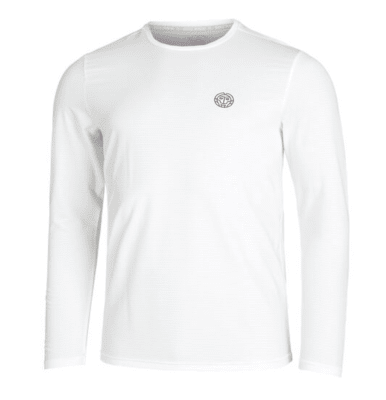 Polo Crew Roundneck Longsleeve - White1