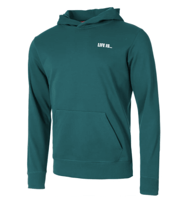 Polera Spike Chill Hoodie - Dark Green1