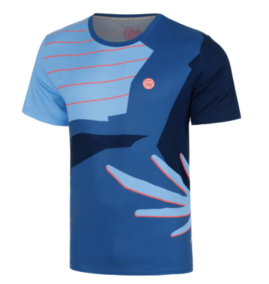 Polo Hey Laguna Tee - Blue, Coral1