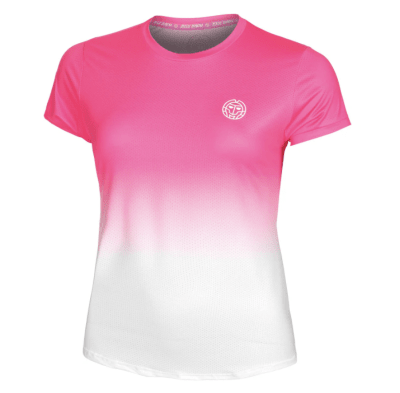 Polo Crew Gradiant Tee - Pink, White1