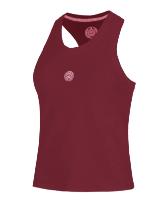 Bividi Freeze Out Racerback Tank - Dark Red1
