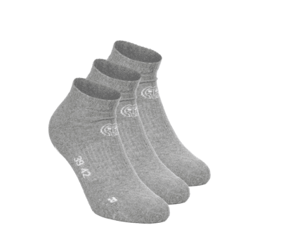 Medias No Party No Show - Gray (3 Pack)1