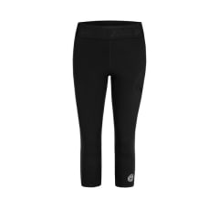 Licra Crew Junior Capri - Black