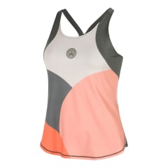 Bividi Bubble Tank Top Women-Grey,Coral