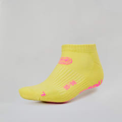 Medias Leana No Show Tech 3 Pack - Neon Yellow