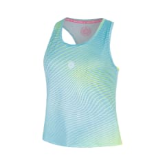 Bividi Out of Control Racerback - Light Blue, Neon Yellow