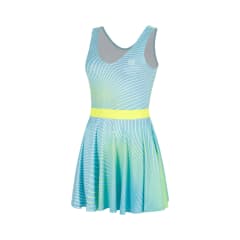 Vestido Out of Control - Blue, Neon Yellow