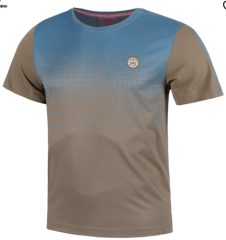 Spectrum Tee -  Light Brown, Denim