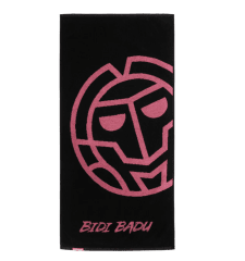 Toalla Badehandtuch 50x100cm - Black, Pink