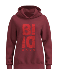 Polera Good Vibes Chill Hoodie - Bordeaux