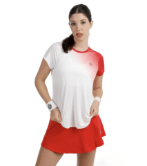 Polo Crew Fade 2.0 T-Shirt - Red, White
