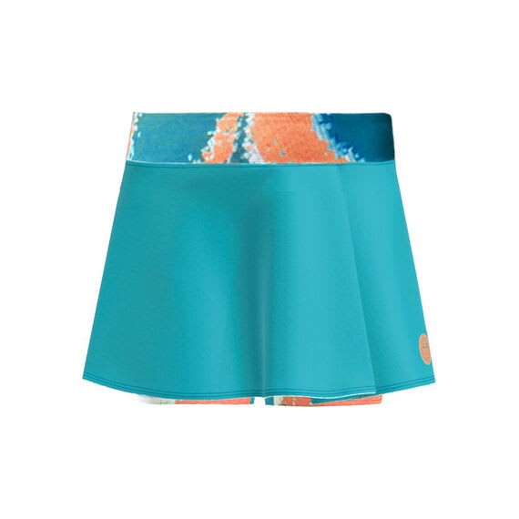 Falda Melbourne 2025 Printed Wavy - Petrol, Orange 0