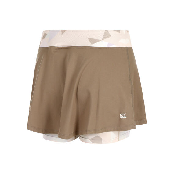 Falda Paris 2025 Printed Wavy - Brown, Beige2