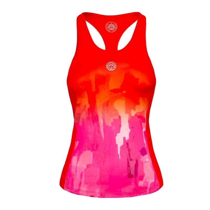 Bividi Yara tech tank- red, rose2