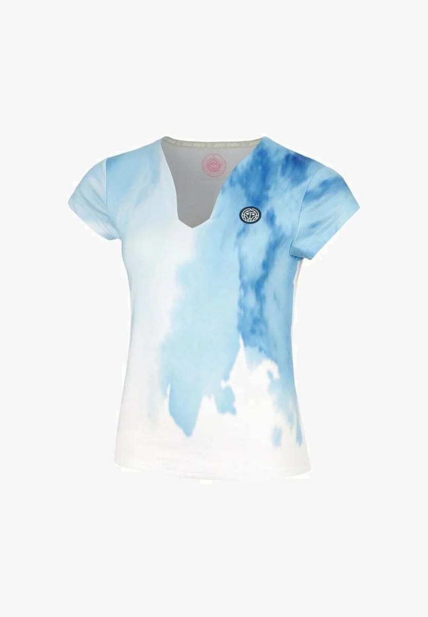 Polo Watercolor T-shirt-light blue 1