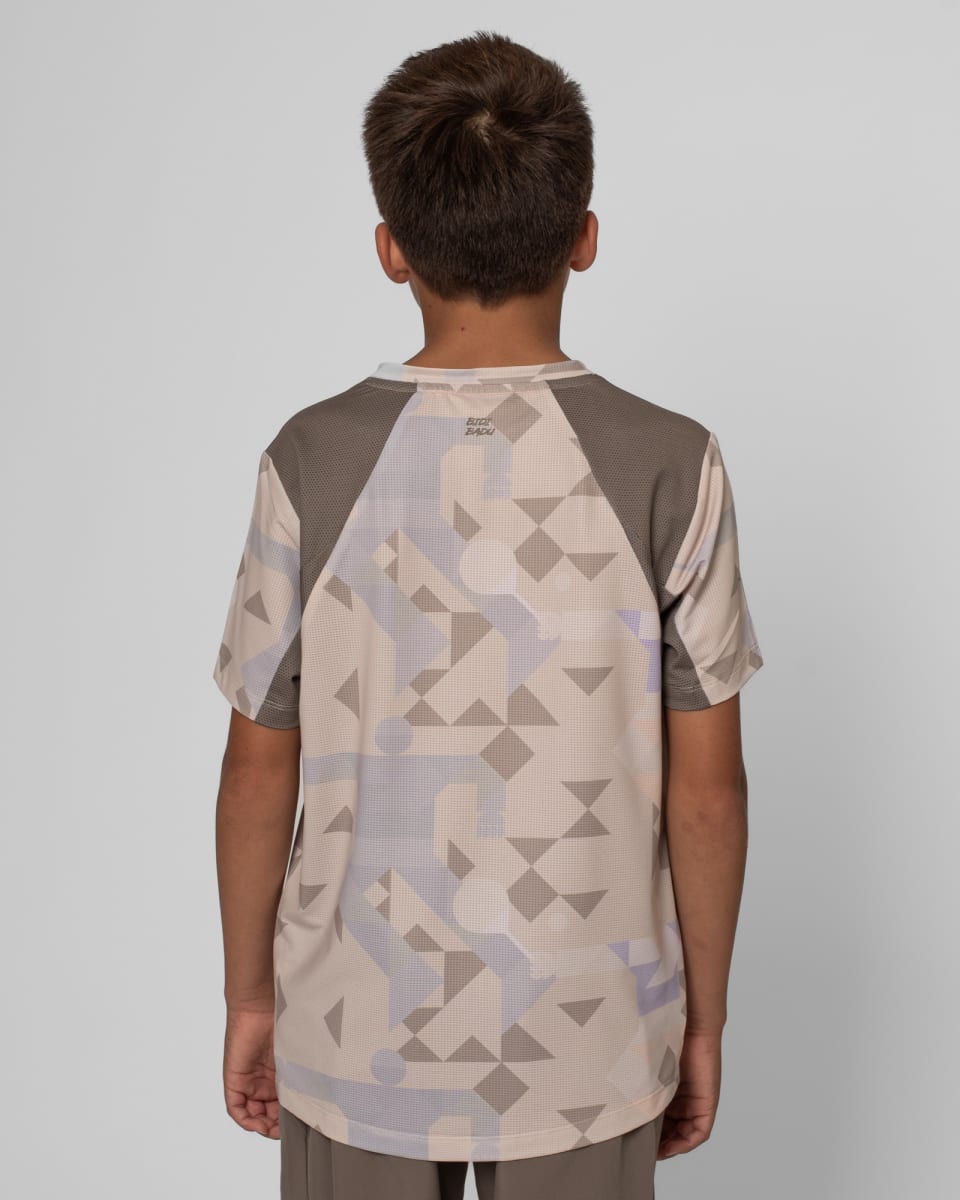 Polo Paris 2025 V-Neck T-Shirt Boys - Beige, Brown4