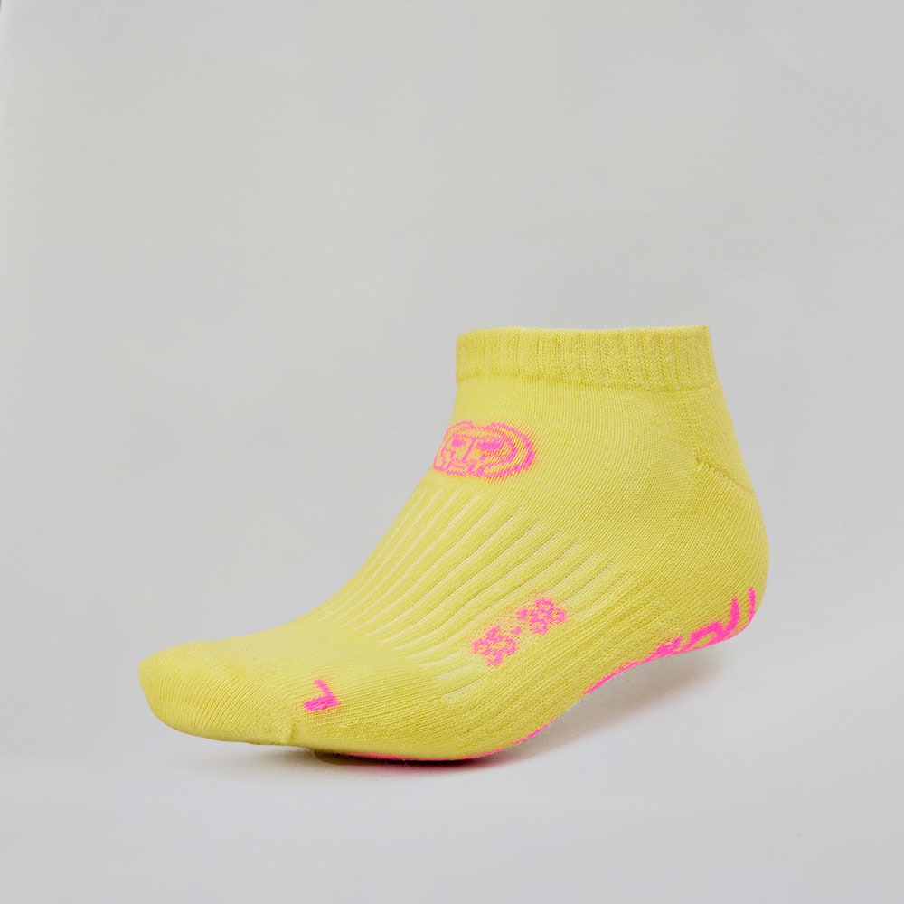Medias Leana No Show Tech 3 Pack - Neon Yellow 0