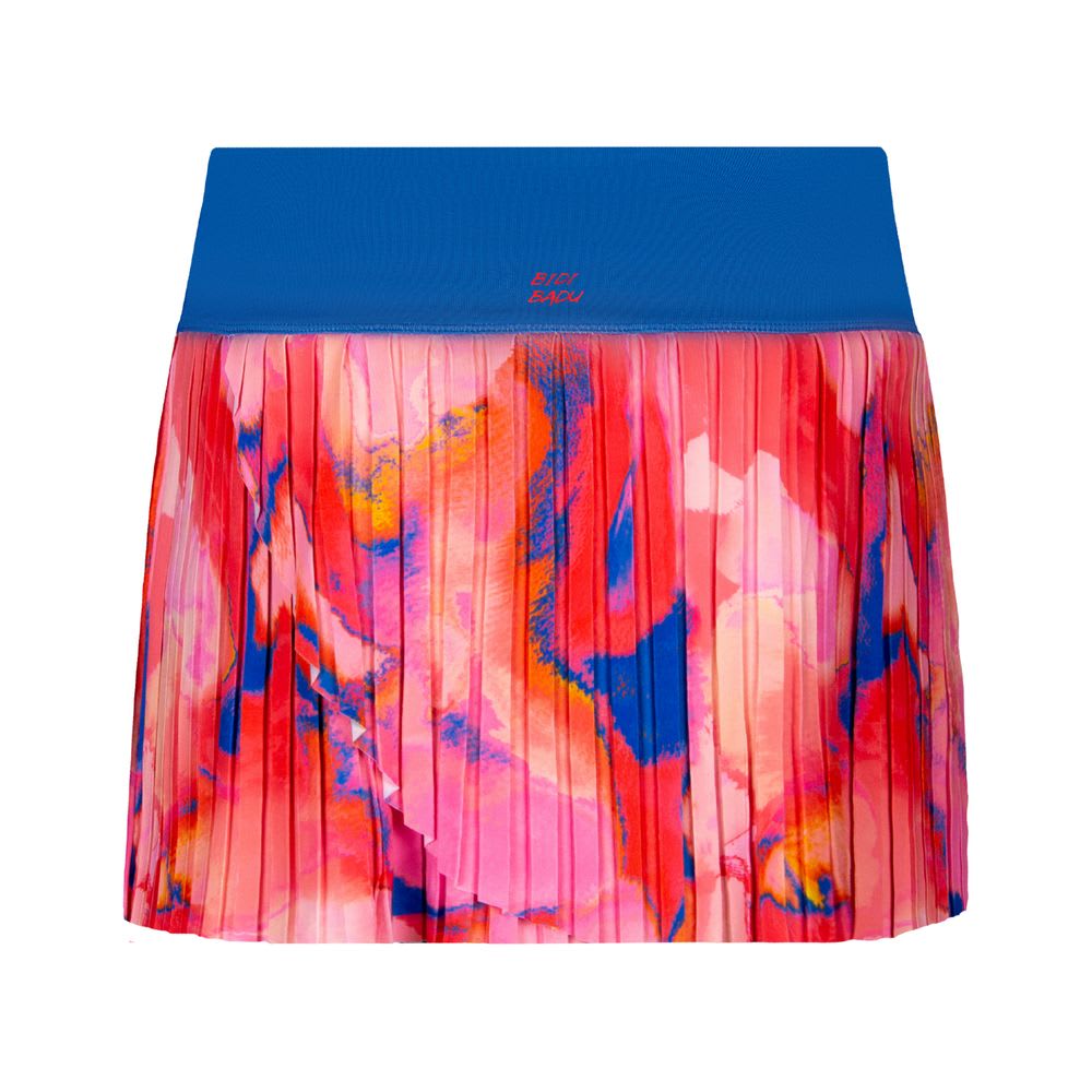 Falda Inaya Tech Plissee - red/ blue2