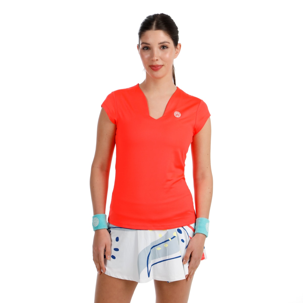 Polo Hey Laguna V-Neck - Coral3