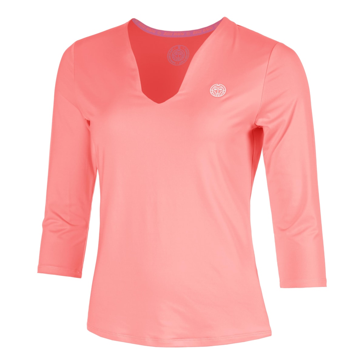 Polo Crew 2.0 V-Neck Longsleeve - Pink, White 0