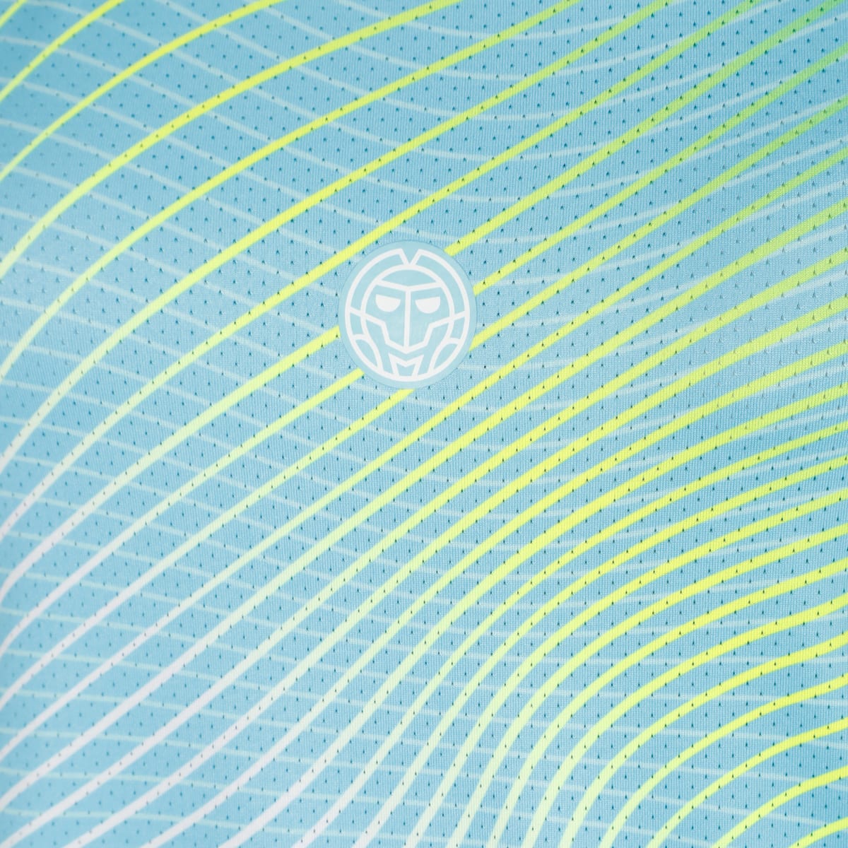 Bividi Out of Control Racerback - Light Blue, Neon Yellow3