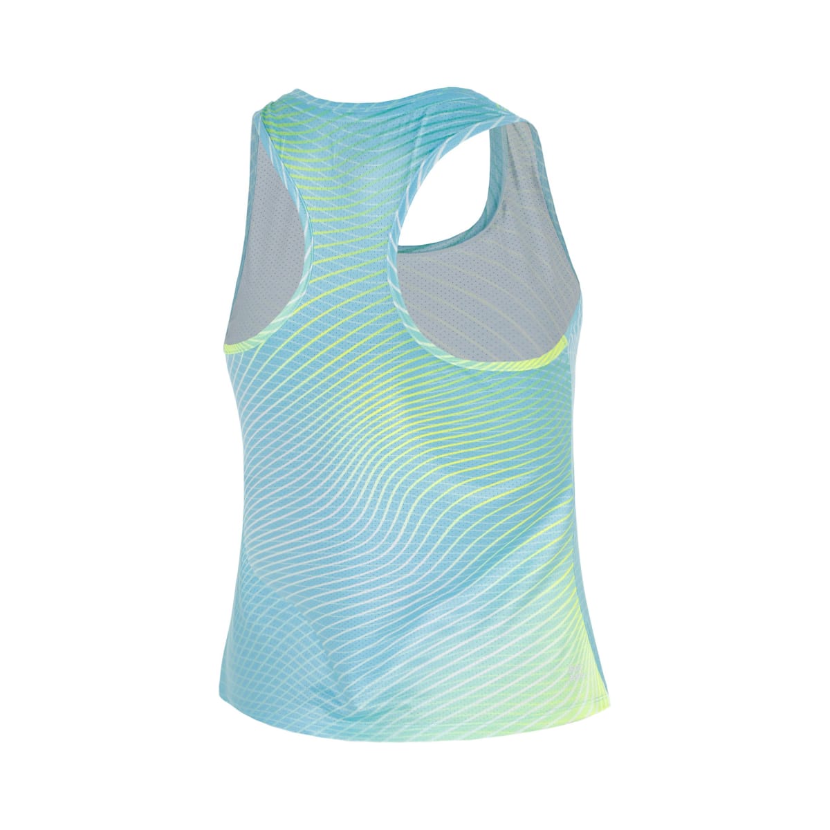 Bividi Out of Control Racerback - Light Blue, Neon Yellow2