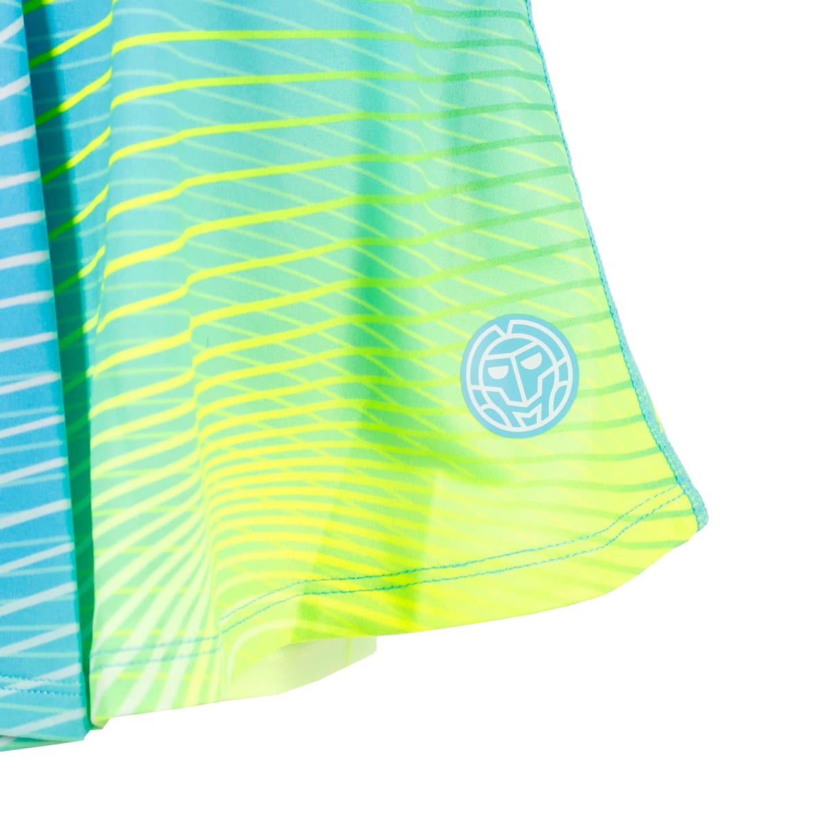 Falda Out of Control Wavy - Light Blue, Neon Yellow3