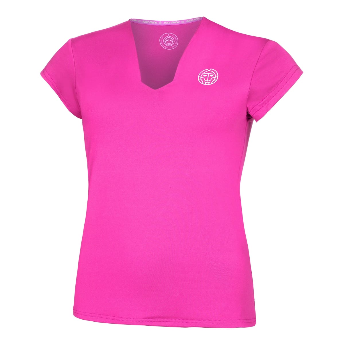 Polo Crew V-Neck T-Shirt -Pink 0