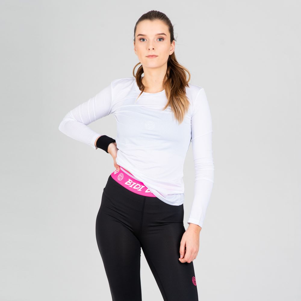 Polera Pia Tech Roundneck Longsleeve-white3