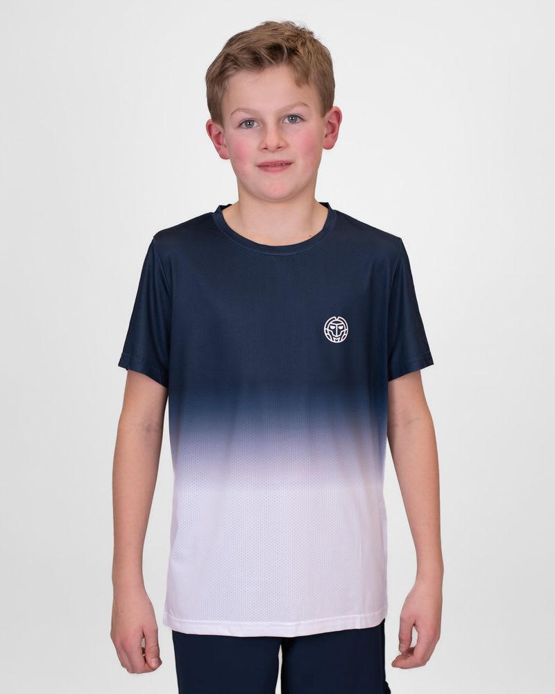 Polo Crew Gradiant Junior Tee - Dark Blue, White3