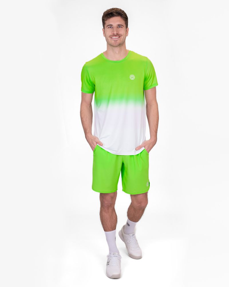Polo Crew Gradiant Tee - Neon Green, White5