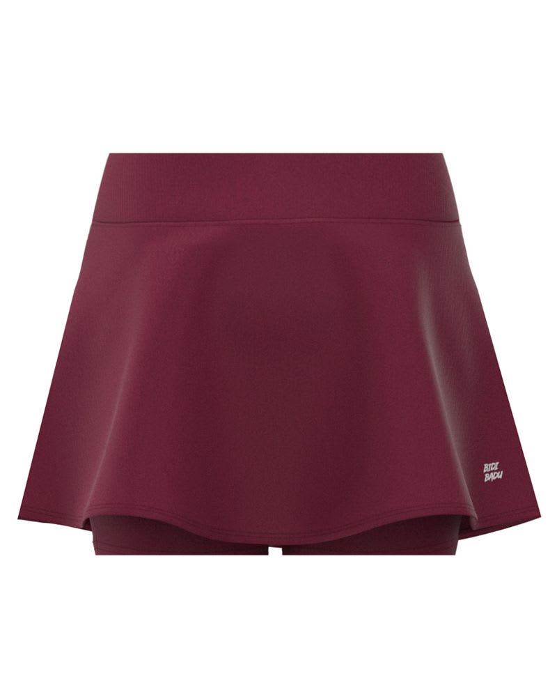 Falda Protected Leafs Wavy - bordeaux4