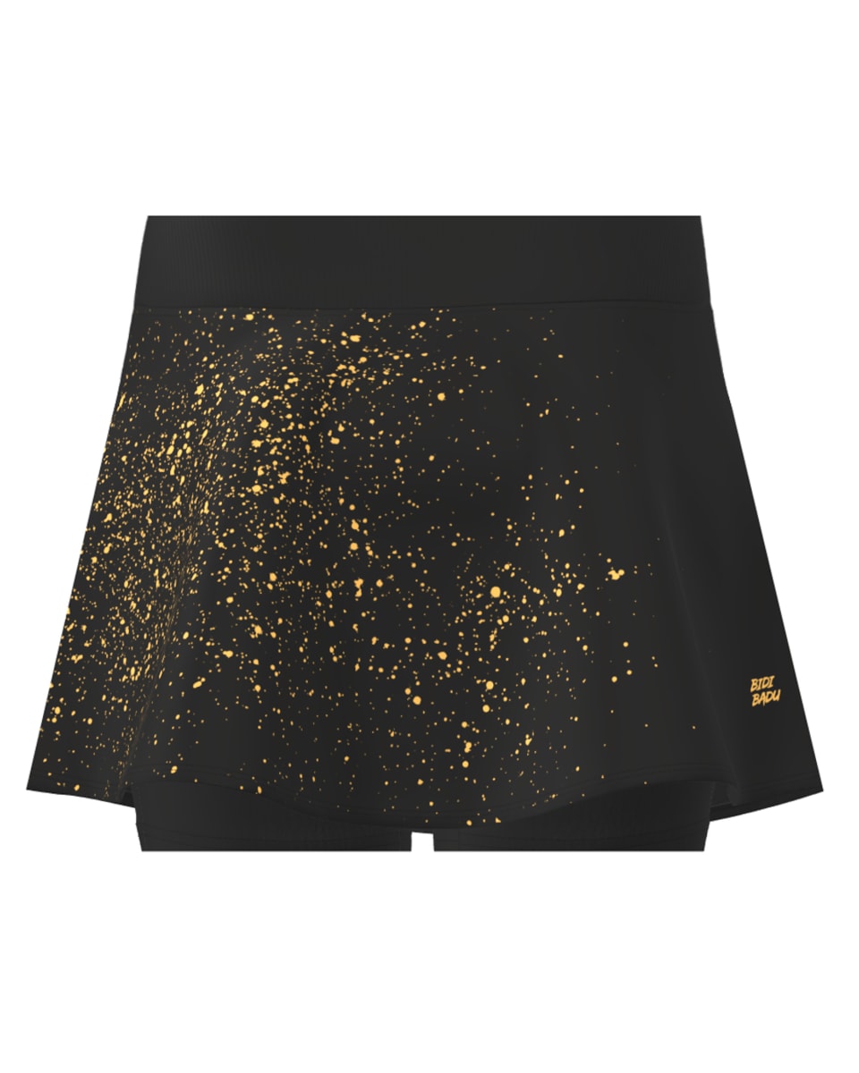 Falda Paris Wavy-black,gold2