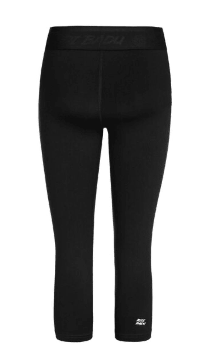 Licra Crew Capri - Black2
