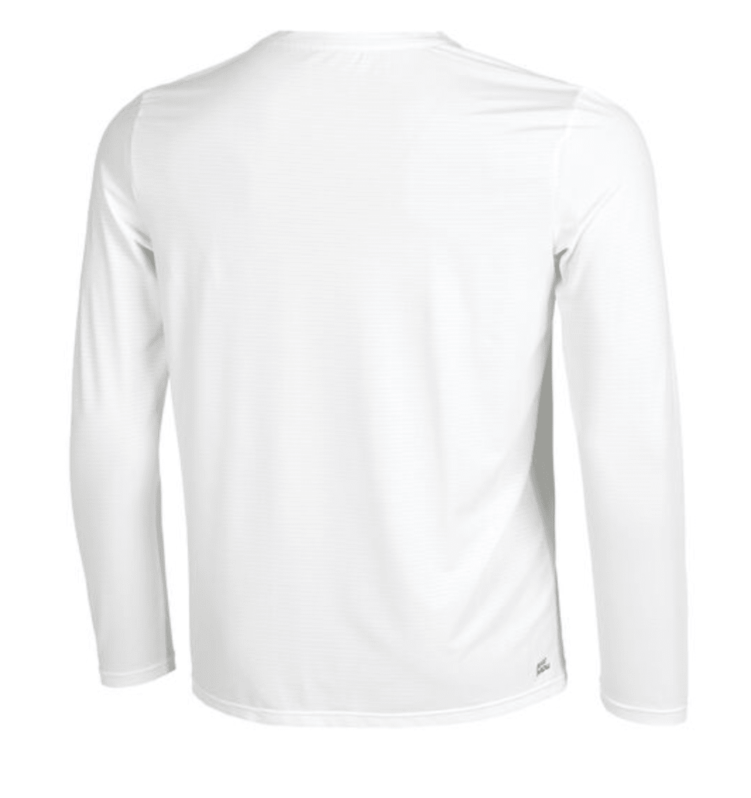 Polo Crew Roundneck Long Sleeve - White2