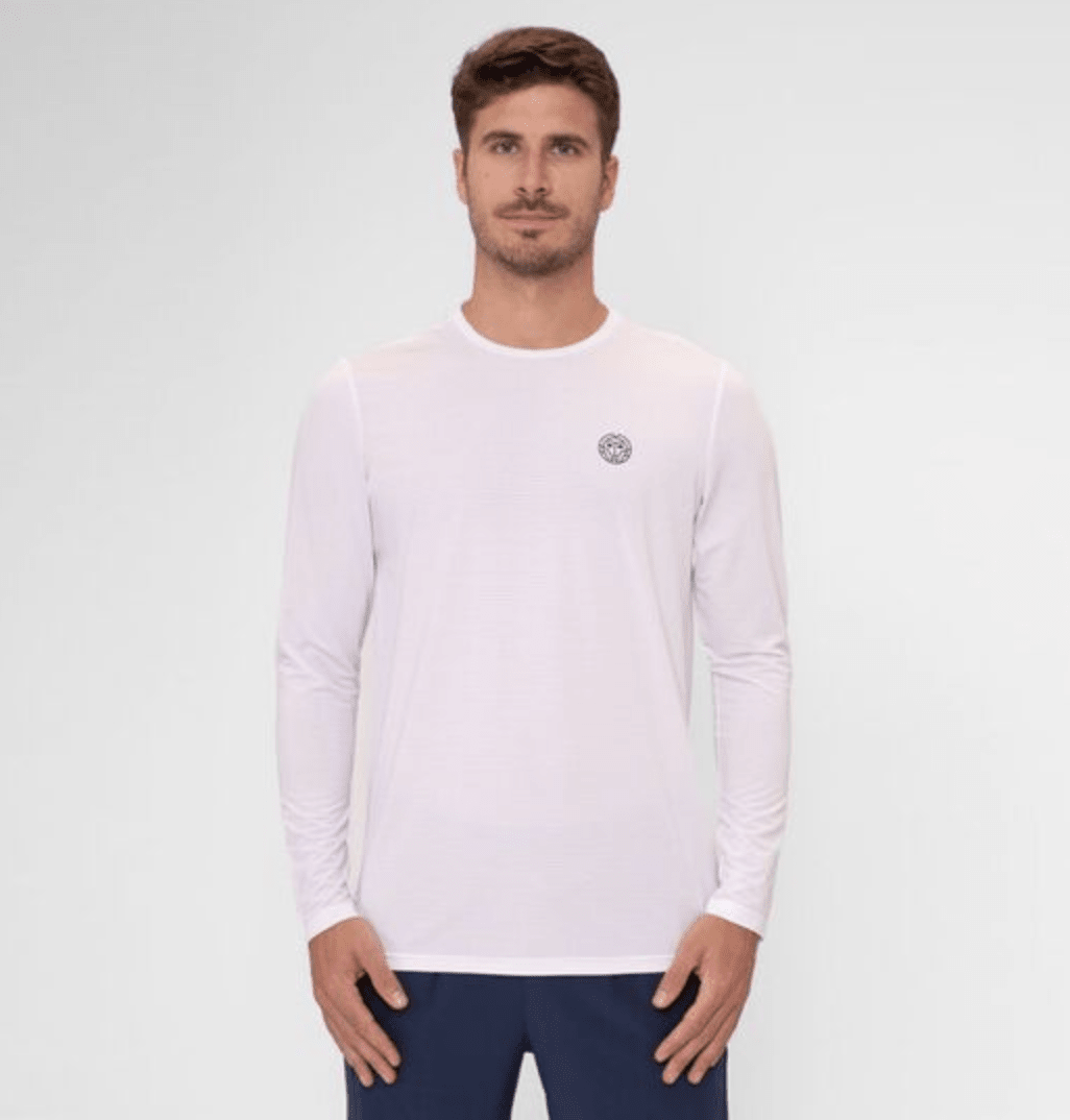 Polo Crew Roundneck Longsleeve - White3
