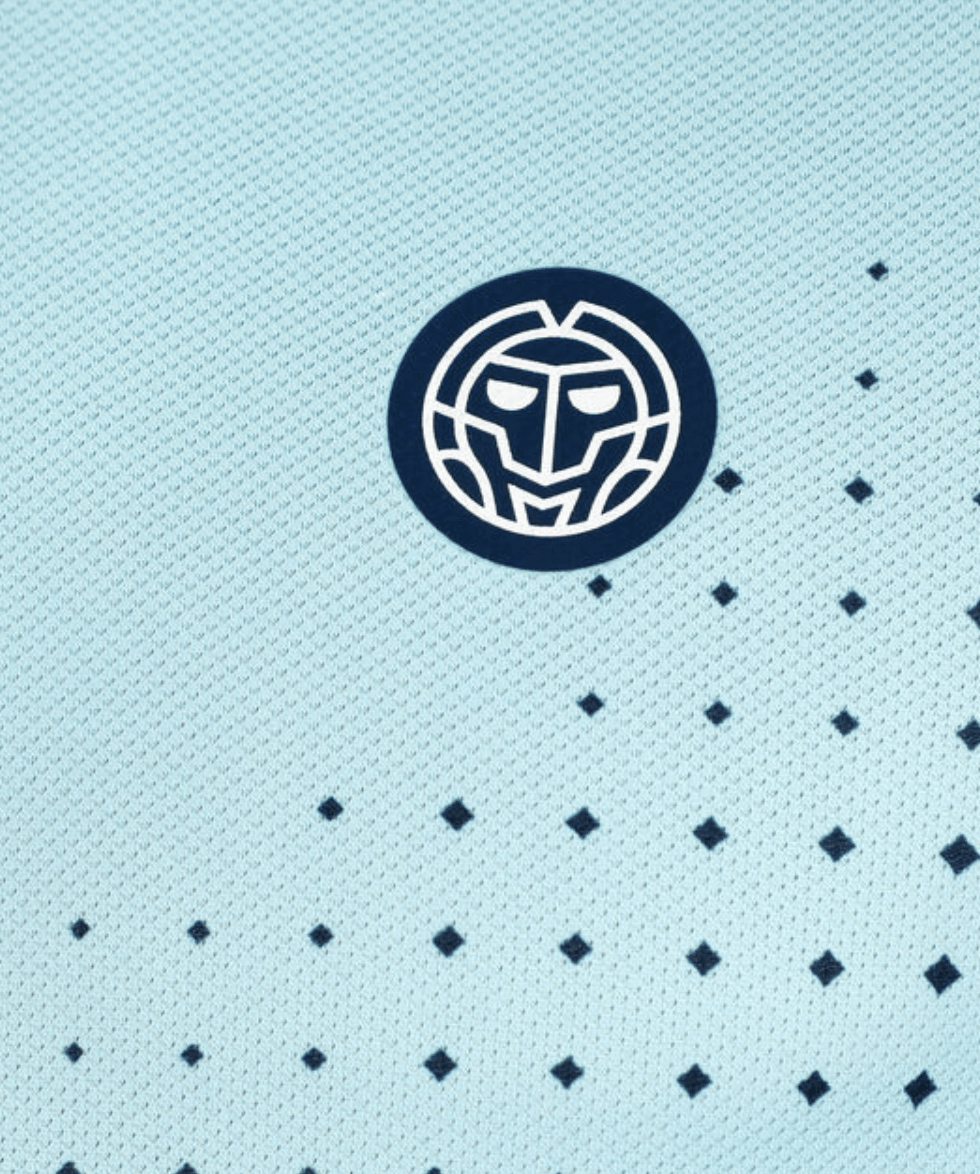 Polo Spectrum Tee - Aqua, Dark Blue3