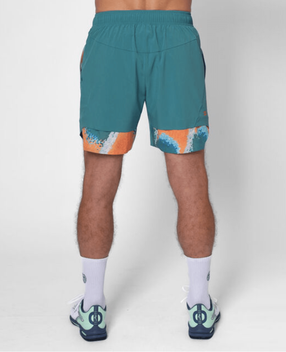 Shorts Melbourne 2025 7inch - Petrol, Orange5