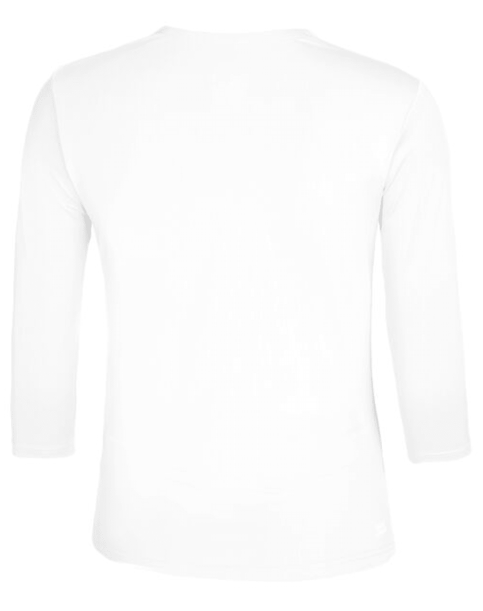 Polo Crew V-Neck Longsleeve - White2