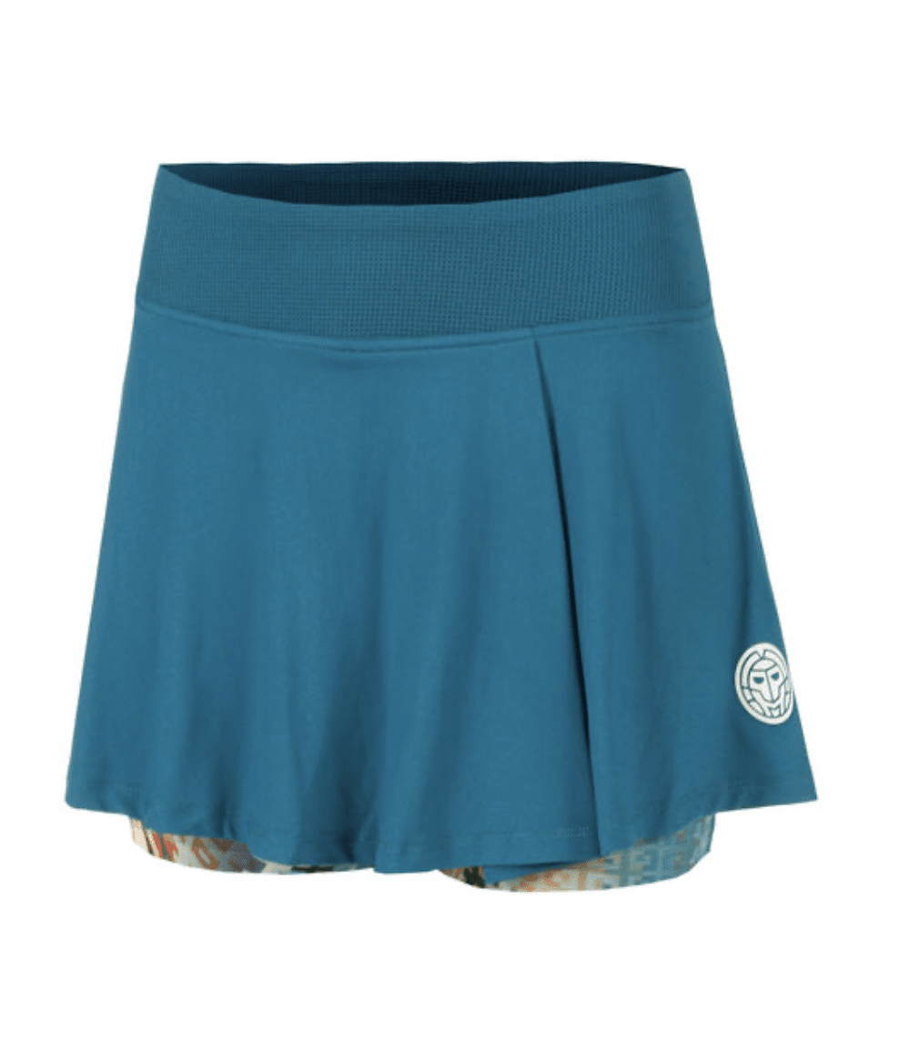 Falda Komodo Printed Wavy Skirt - Petrol 0