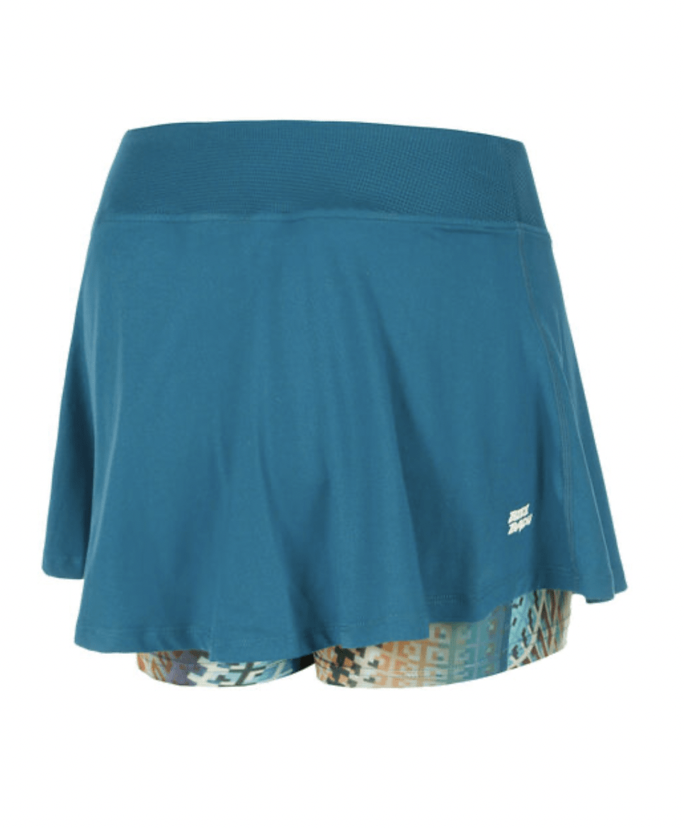 Falda Komodo Printed Wavy Skirt - Petrol2