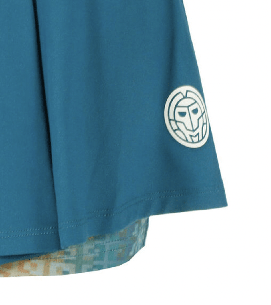 Falda Komodo Printed Wavy Skirt - Petrol3