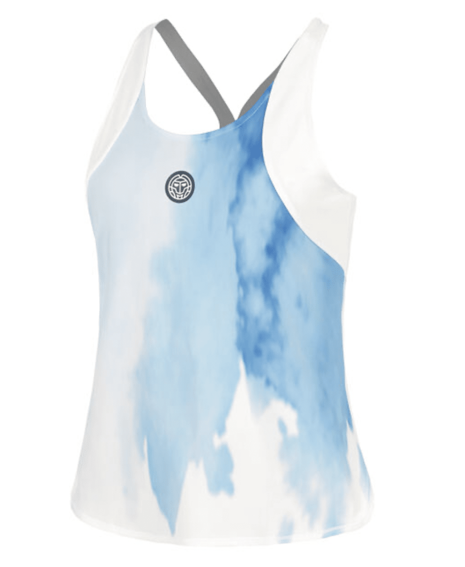 Bividi Watercolour Tank - White, Blue 0