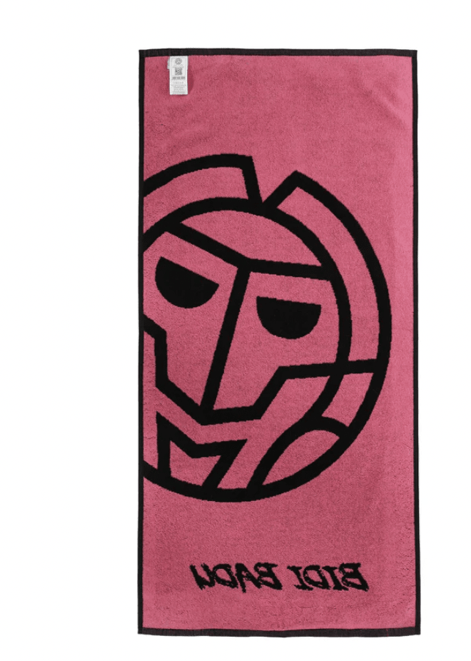Toalla Badehandtuch 50x100cm - Black, Pink2
