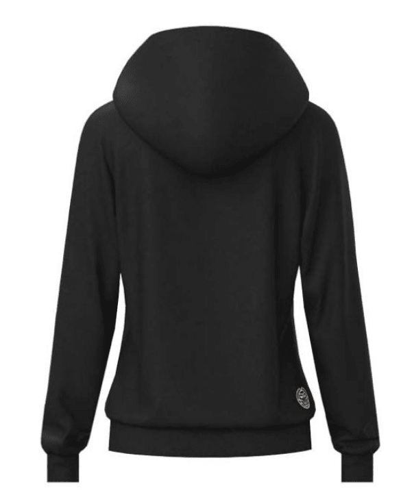 Polera Paris 2024 Chill Hoodie - Black, Gold2