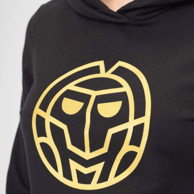 Polera Paris 2024 Chill Hoodie - Black, Gold4