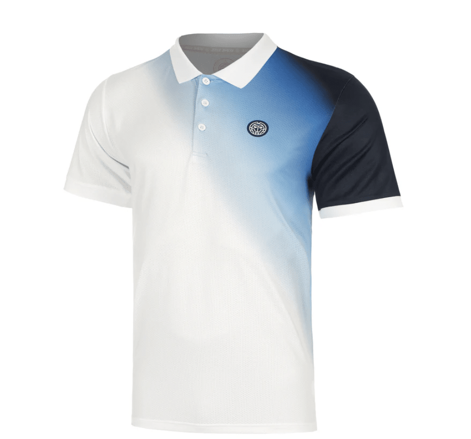Polo Watercolour - White, Blue 0