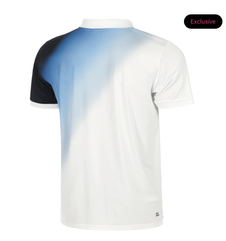 Polo Watercolour - White, Blue2
